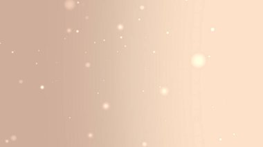 Yüzen Işıltılı ve Nazik Parçacık Işıltısıyla Bej Gradyan Arkaplanı
