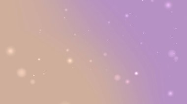 Yumuşak Pastel Gradyan Arkaplanı Yüzen Parıldayan Parçacıklar ve Hafif Hafif Bokeh