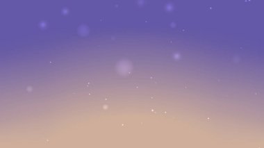Mor 'dan Bej' e Değişen Arkaplan Parıldayan Parçacıklar ve Yumuşak Parıltı