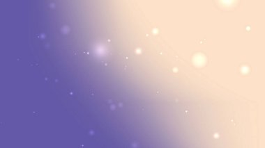 Mor ve Krem Gradyan Parlayan Işık Parçacıkları ile Soyut Arkaplan