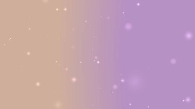 Ilık Bej 'den Violet Gradyan Arkaplanına Yumuşak Parça Parçacık Efekti