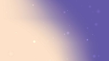 Yumuşak Şeftali ve Mor Gradyan Arkaplan Yüzen Parıltı Parçacıkları