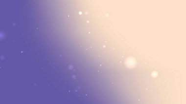 Yüzen Parıldayan Işık Parçacıkları ile Yumuşak Mor Bej Gradyan Arkaplanı