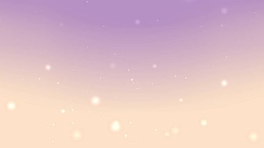 Pastel Lavanta Şeftali Gradyan Arkaplanı Yumuşak Yüzen Işık Işıltılarıyla