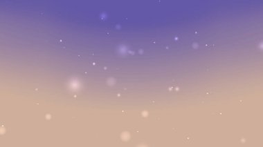 Mordan Bej Gradyan Arkaplanına Yüzen Parıltı ve Işık Bokeh