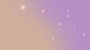 Pastel Mor Bej Gradyan Arkaplanı Rüya Gibi Yüzen Parıltılarla