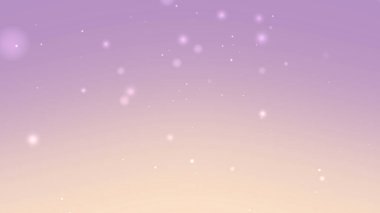 Hafif Işıltı Parçacıkları ve Hafif Bokeh ile Lavanta Şeftali Gradyan Arkaplanı