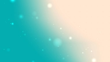 Pastel Teal Kremi Gradyan Arkaplanı Hafif Parıltı Parçacık Efektleri