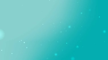 Hafif Parıltı Parçacık Hareketiyle Yumuşak Naneli Teal Gradyan Arkaplanı