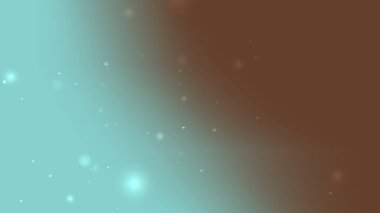 Soyut Teal Kahverengi Gradyan Arkaplanı Yumuşak Parça Parçacıkları ve Yumuşak Işık Akışı