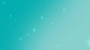İnce Işık Parçacıkları ve Yüzen Parıltı Efektiyle Soyut Teal Gradyan Arkaplanı