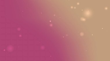 Yumuşak Parıltı Parçacık Hareketi Efektiyle Pembe Altın Gradyan Arkaplanı