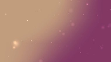 Yüzen Parıldayan Parçacık Atmosferli Altın Mor Derece Arkaplanı