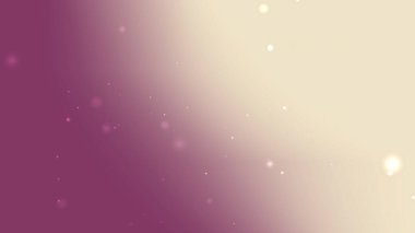 Yumuşak Mor Bej Gradyan Arkaplanı Yüzen Parıltı Parçacıkları ve Işık Parıltısı