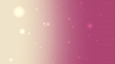 Krem 'den Gül Pembesi Gradyan Arkaplanı Yüzen Işık Parçacıkları ve Yumuşak Parıltısı