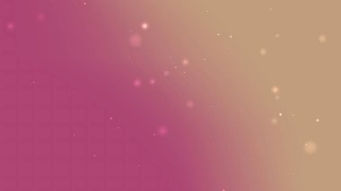 Allık Pembeden Bej Gradyan Arkaplanına Nazik Parıltı Parçacıkları ve Yumuşak Işık Parçacıklarıyla