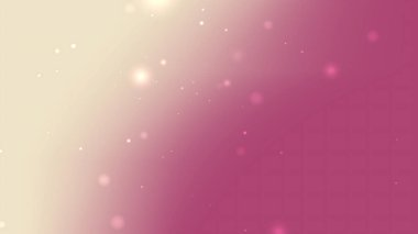 Yumuşak Krem Pembe Gradyan Arkaplanı Yüzen Parıltı Parçacıkları ve Işık Parıltısı