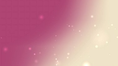Yumuşak Pembe ve Krem Gradyan Arkaplanı Yüzen Parıldayan Işık Parçacıkları