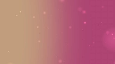 Bej 'den Rose Gradyan' a Yumuşak Yüzen Parçacık Işıkları Arkaplanı