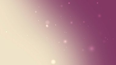 Zarif Parıltı Parçacık Hareketli Krem ve Mor Gradyan Arkaplanı