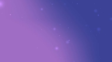 Yüzen Parıldayan Parçacıklar ve Rüya Işığı ile Yumuşak Mor Gradyan Arkaplanı