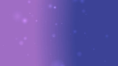 Yüzen Parıldayan Işık Parçacıkları ile Yumuşak Mor Mavi Soyut Gradyan Arkaplanı