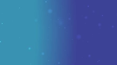 Yumuşak Mavi 'den Mor Gradyan Arkaplanına Yüzen Parıltı Parçacıkları ve Işık Bokeh