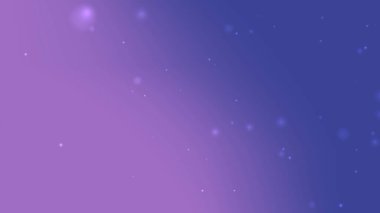 Süzülen Parlayan Parçacık Işıkları ile Soyut Mor Mavi Eğimli Gradyan Arkaplanı