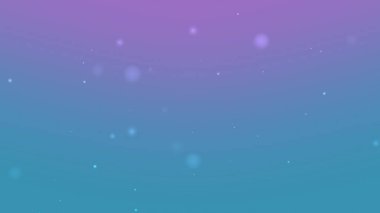 Pürüzsüz Lavanta Mavi Gradyan Arkaplanı Hafif Işıltı Parçacıkları ve Yumuşak Parıltı