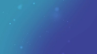 Soyut Teal mavisi Gradyan Arkaplanı Yumuşak Parlayan Parçacıklar ve Işık Bulanıklığı