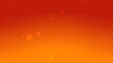 Yüzen Parlayan Parçacık ve Yumuşak Parıltılı Kırmızı Turuncu Renk Arkaplanı