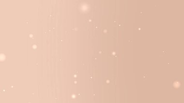 Yumuşak bej renkli, ışıldayan parçacık arkaplanı Hafif ışık ve yüzen noktalarla