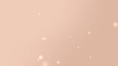 Şeftali Pastası Pürüzsüz Gradyan ve Yüzen Parıldayan Parçacıklar Arkaplanı