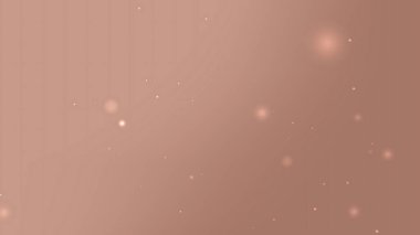 Yumuşak Yüzen Işık Hareketi Efektiyle Bej Parıltı Parçacık Arkaplanı