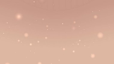 Yumuşak Şeftali Bej Parça Arkaplanı Yüzen Işık Noktaları CanlandırmasıName