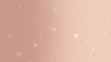 Yumuşak Bej Gradyan Arkaplanı Yüzen Parıldayan Parçacıklar ve Hafif Işık Bokeh