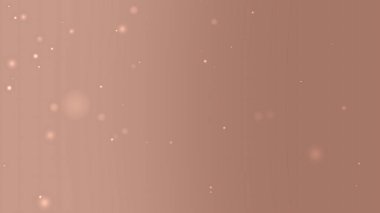 Yumuşak Kahverengi Bej Gradyan Arkaplanı Yüzen Parlayan Parçacıklar ve Parıldayan Işık