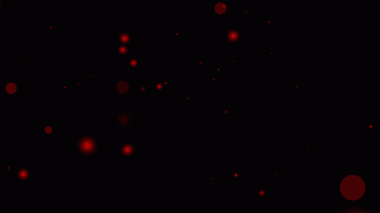 Siyah Arkaplanda Yüzen Noktalarla Kırmızı Soyut Parçacık Parıltısı Örtüsü