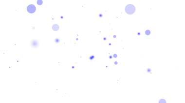 Şeffaf Arkaplan Canlandırmasında Mavi Parıldayan Parçacık Alanı Kaplaması
