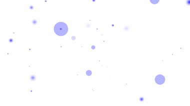 Mavi Soyut Parçacık Parıltısı Şeffaf Arkaplan Canlandırması