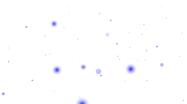 Soyut Mavi Parçacık Kabarcığı Şeffaf Arkaplanda Yüzen Çemberlerle Parıltı Kaplaması