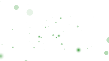 Yeşil Parçacık Parıltısı, şeffaf Alfa Katmanında Soyut Yüzen Noktaları Örtüyor