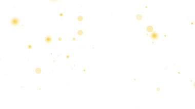 Şeffaf Arkaplanda Yüzen Noktalarla Soyut Altın Parçacık Örtüsü