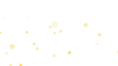 Lüks Altın Parıltı Parçacık Yumuşak Yüzen Çemberler ve Hafif Efekt ile Canlandırması