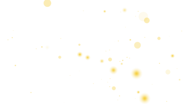 Altın Işık Parçacığı Karanlık Uzay 'da Yüzen Parıldayan Noktalar ile Animasyonu Kaplar