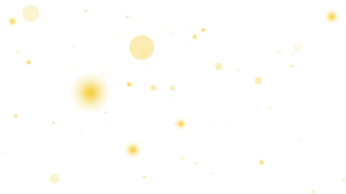 Lüks Altın Parıltı Parçacık Animasyonu Yumuşak Yüzen Çemberler Alfa