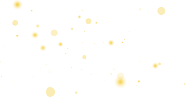 Şeffaf Katmanda Parlayan Çemberlerle Soyut Altın Parıltı Parçacığı Örtüsü