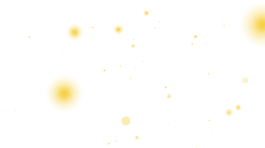 Şeffaf Arkaplanda Yüzen Çemberlerle Altın Parçacık Parıltısı Kaplaması