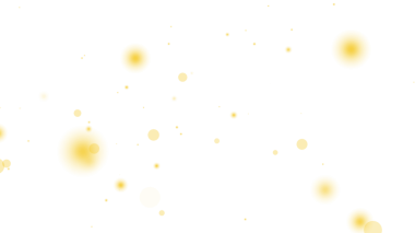 Şeffaf Arkaplanda Parlayan Çemberlerle Zarif Altın Parıltı Parçacık Örtüsü