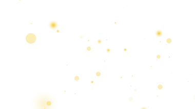 Şeffaf Arkaplan Üzerinde Yüzen Çemberlerle Soyut Altın Parçacık Üstüste